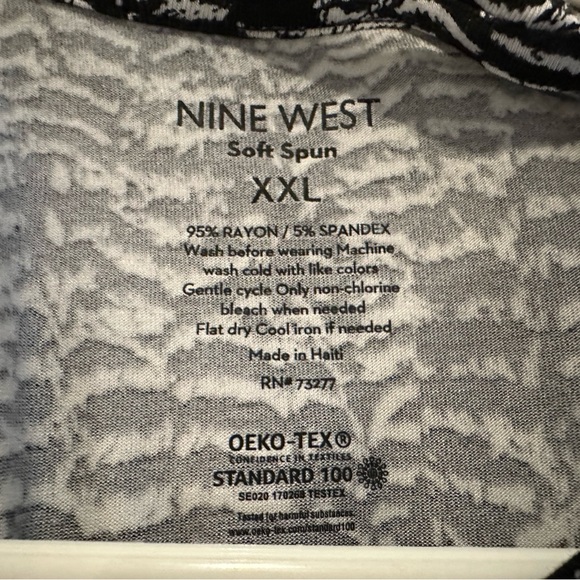 Nine West short-sleeved XXL ladies top NWT - Picture 3 of 7